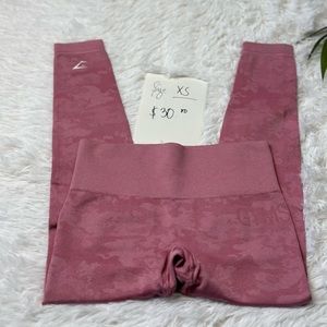 Gymshark Pink Camo Leggings